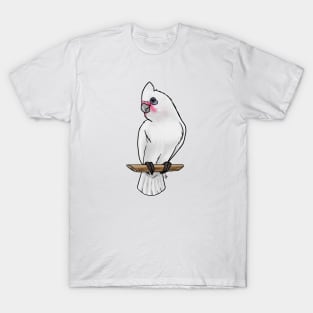 Bird - Bare-Eyed Cockatoo - Crest Up T-Shirt